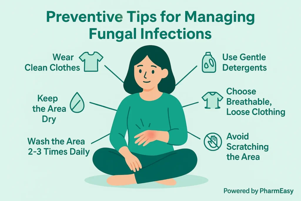 preventive tips for managing fungal infections