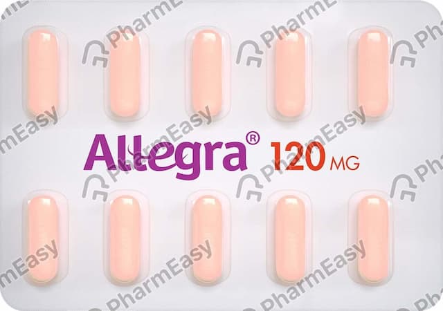 Allegra 120mg Strip Of 10 Tablets