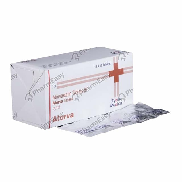 Atorva 10mg Strip Of 10 Tablets