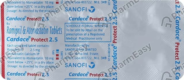 Cardace Protect 2.5mg Strip Of 10 Tablets