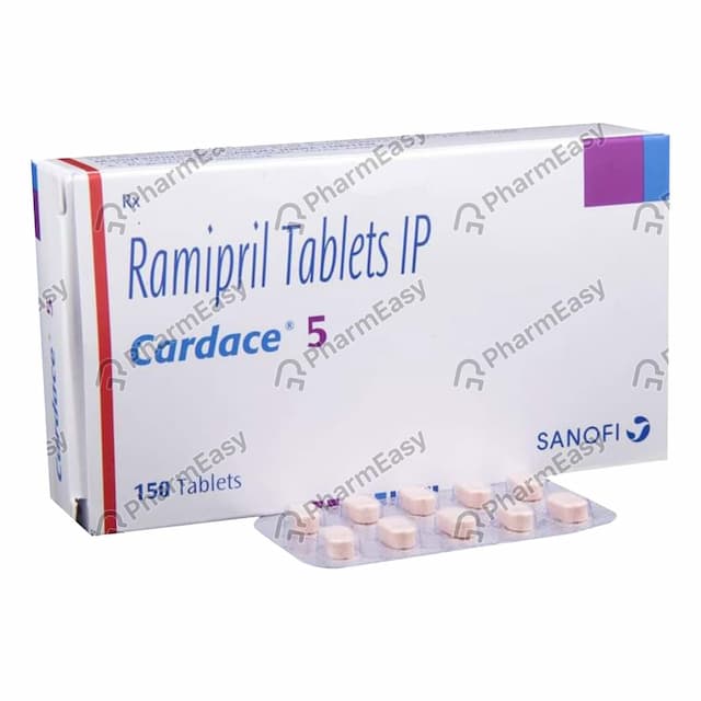 Cardace 5mg Strip Of 10 Tablets