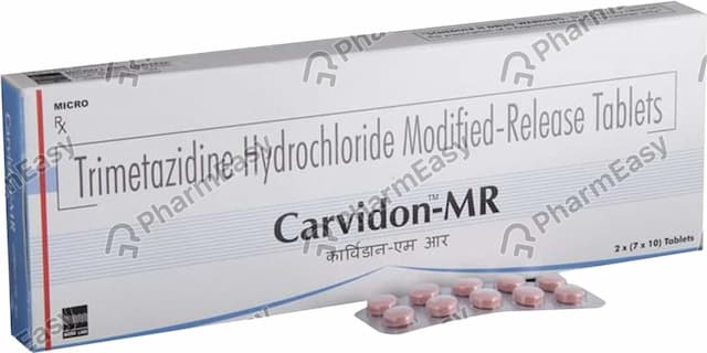 Carvidon Mr 35mg Strip Of 10 Tablets