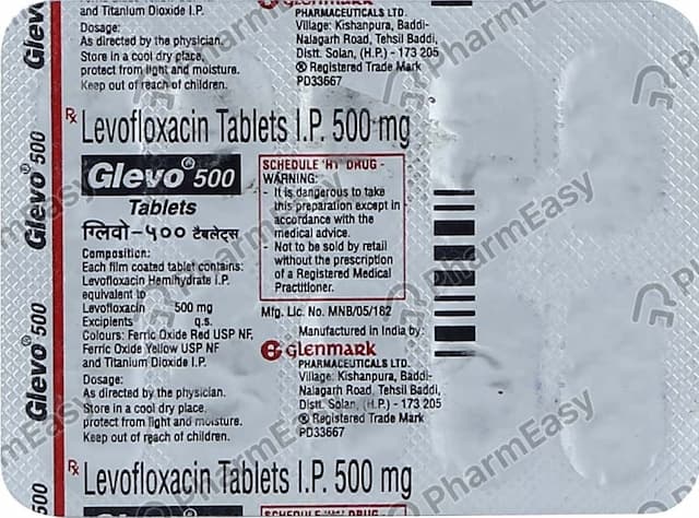 Glevo 500mg Strip Of 10 Tablets