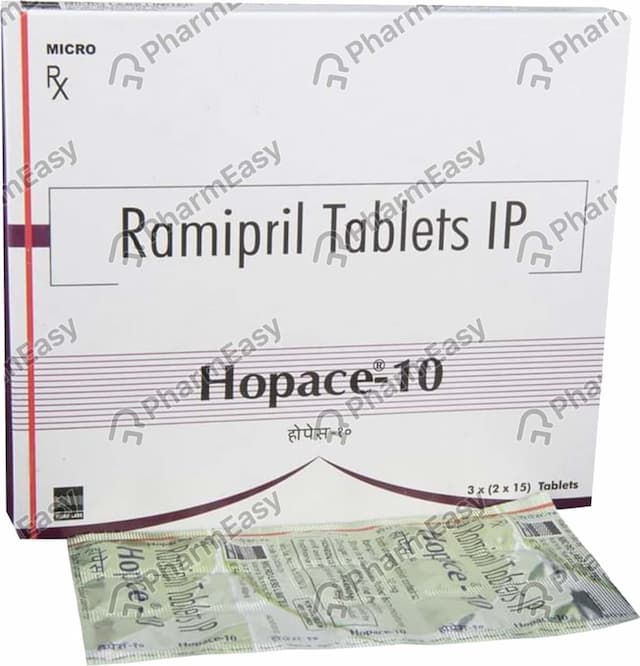 Hopace 10mg Strip Of 10 Tablets