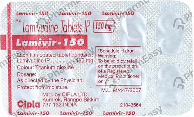 Lamivir 150mg Strip Of 10 Tablets