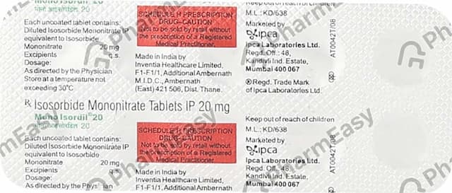 Mono Isordil 20mg Tablet