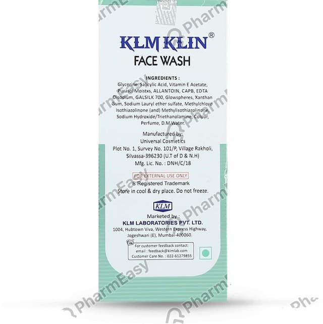 Klm Klin Face Wash 100ml