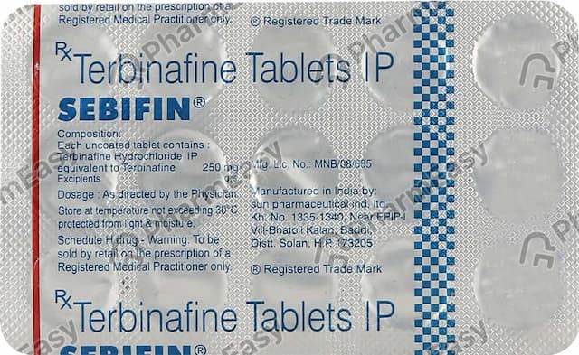 Sebifin 250mg Strip Of 15 Tablets