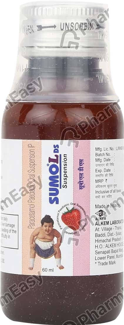 Sumo L Ds Strawberry Flavour 250mg Suspension 60ml