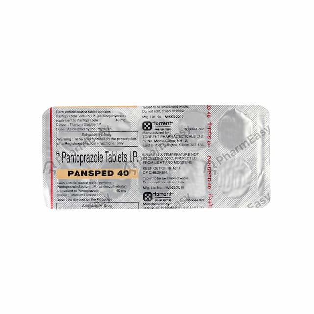 Pansped 40mg Tablet