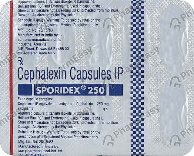 Sporidex 250mg Capsule