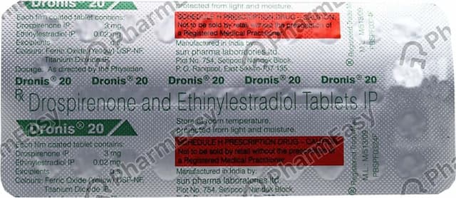 Dronis 20 Strip Of 24 Tablets