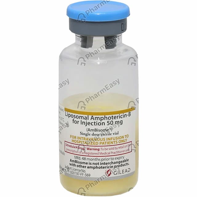 Ambisome 50mg Vial Of 0.05gm Powder For Infusion