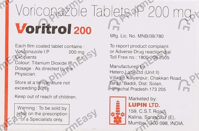 Voritrol 200mg Tablet
