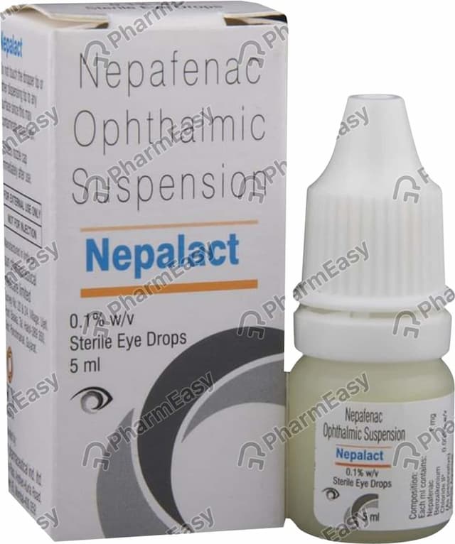 Nepalact 0.1% Bottle Of 5ml Eye Drops
