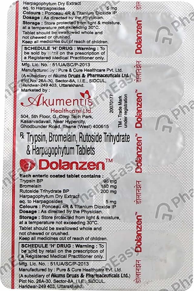 Dolanzen Strip Of 10 Tablets
