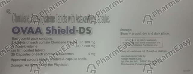 Ovaa Shield Ds Combipack Of 5 Tablets With 25 Capsules