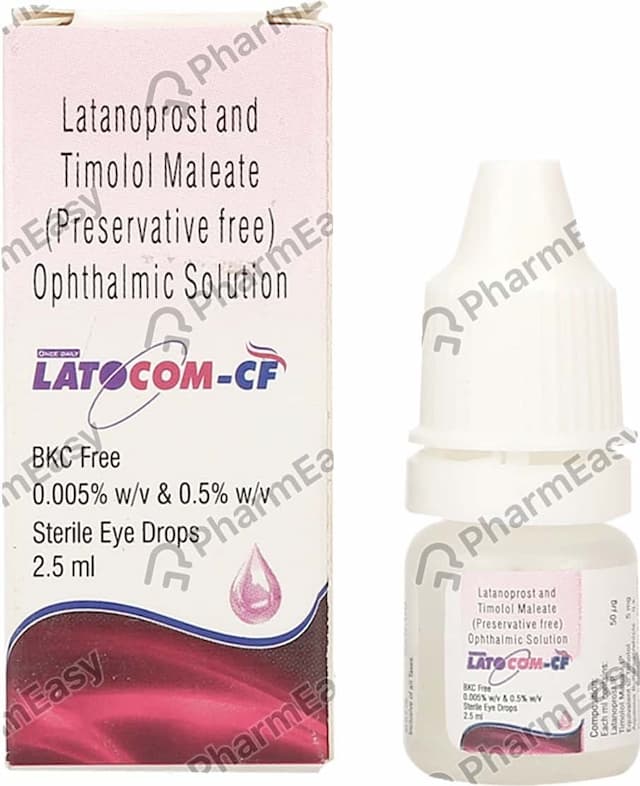 Latocom Cf Bottle Of 2.5ml Eye Drops