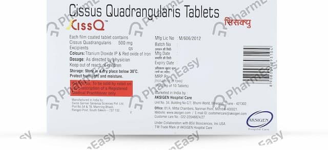 Cissq 500mg Strip Of 10 Tablets