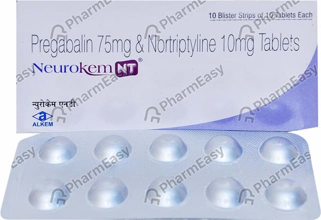 Neurokem Nt 75/10mg Strip Of 10 Tablets