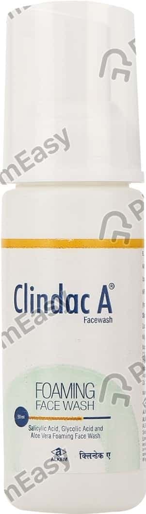 Clindac A Foaming Face Wash 50ml