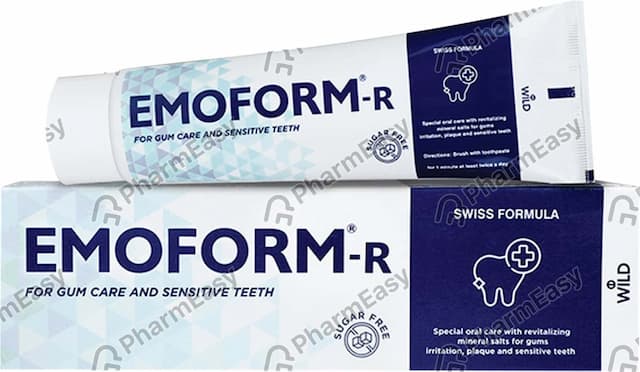 Emoform R Sugar Free Tube Of 150gm Toothpaste