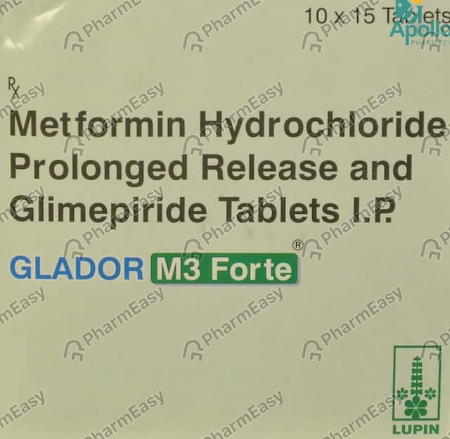 Glador M 3mg Forte Tablet 15'S