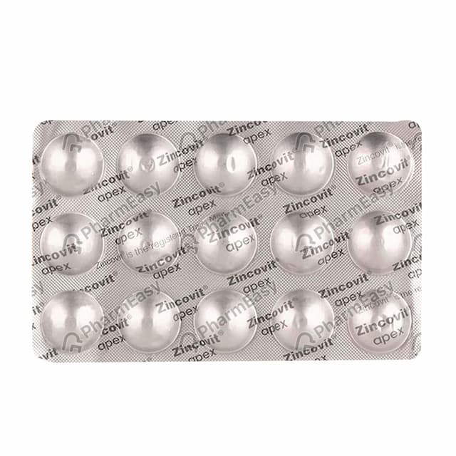 Zincovit Strip Of 15 Tablets (Red)