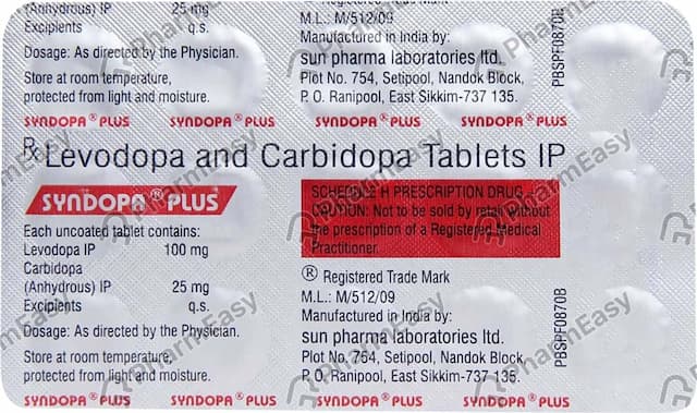 Syndopa Plus Strip Of 15 Tablets