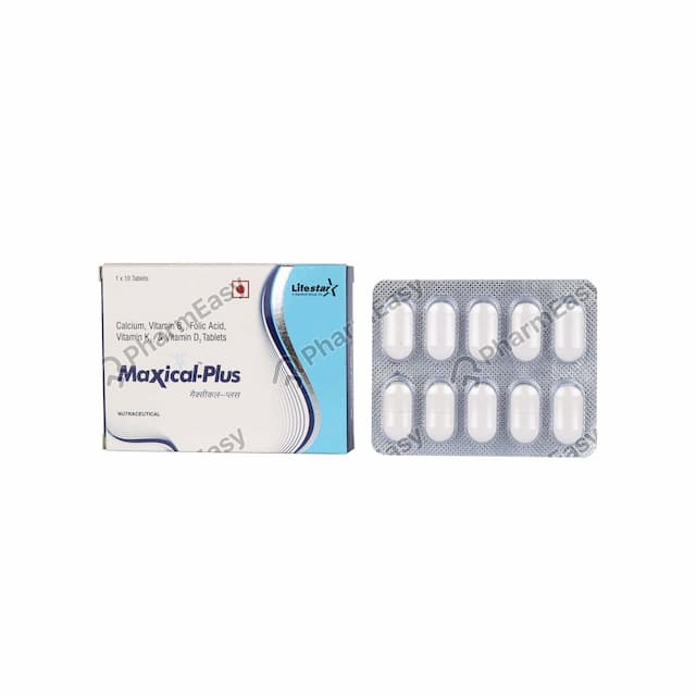 Maxical Plus Strip Of 10 Tablets