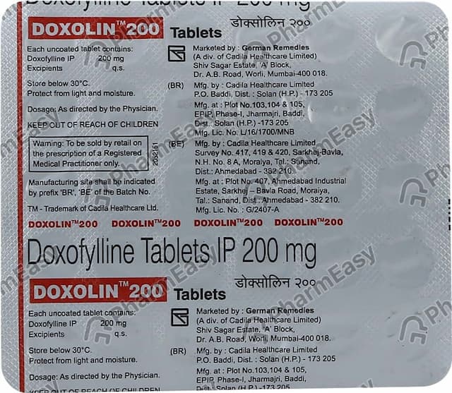 Doxolin 200mg Strip Of 30 Tablets