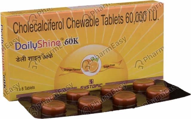 Dailyshine 60k Strip Of 8 Tablets