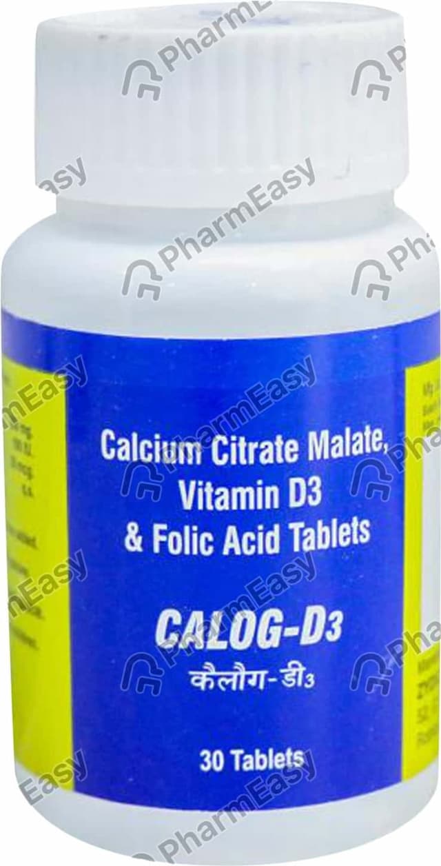 Calog D3 Bottle Of 30 Tablets