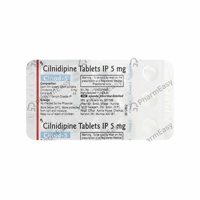 Cinod 5mg Strip Of 15 Tablets