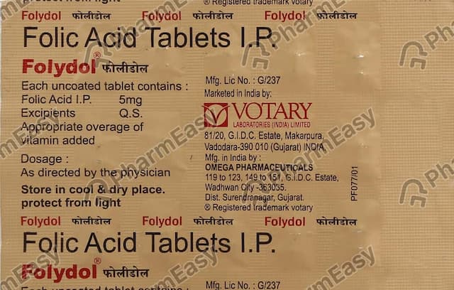 Folydol Strip Of 15 Tablets