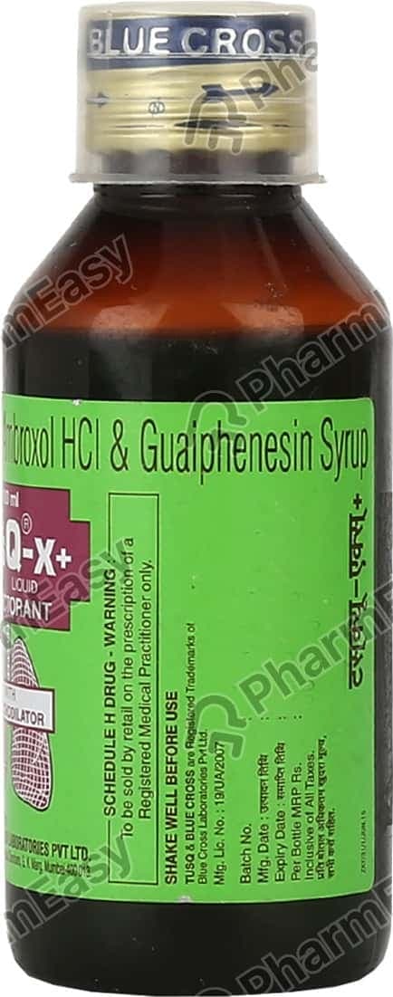 Tusq X Plus Bottle Of 100ml Expectorant