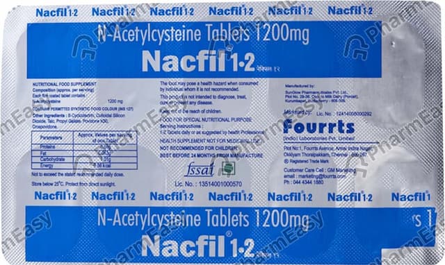 Nacfil 1200 Strip Of 10 Tablets