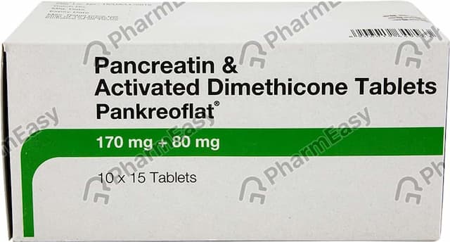 Pankreoflat Strip Of 15 Tablets