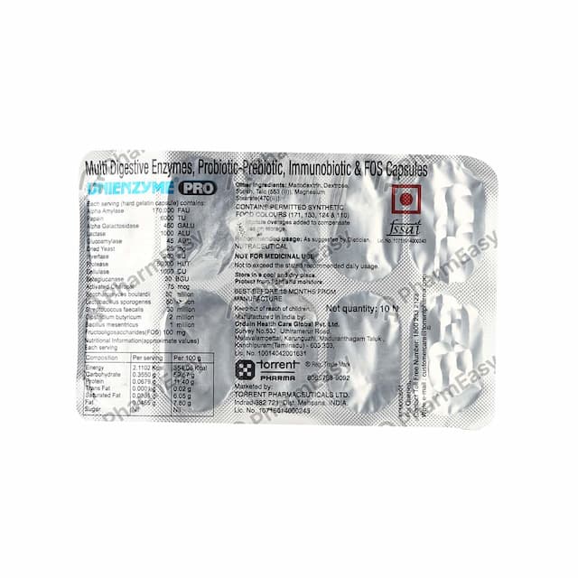 Unienzyme Pro Strip Of 10 Capsules