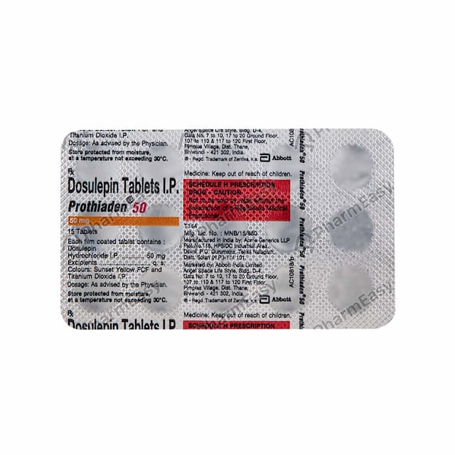 Prothiaden 50 Mg Tablet 15