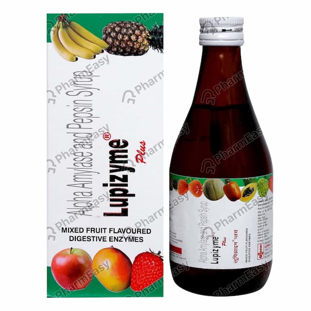 Lupizyme Mixed Fruit Flavour Syrup 200ml