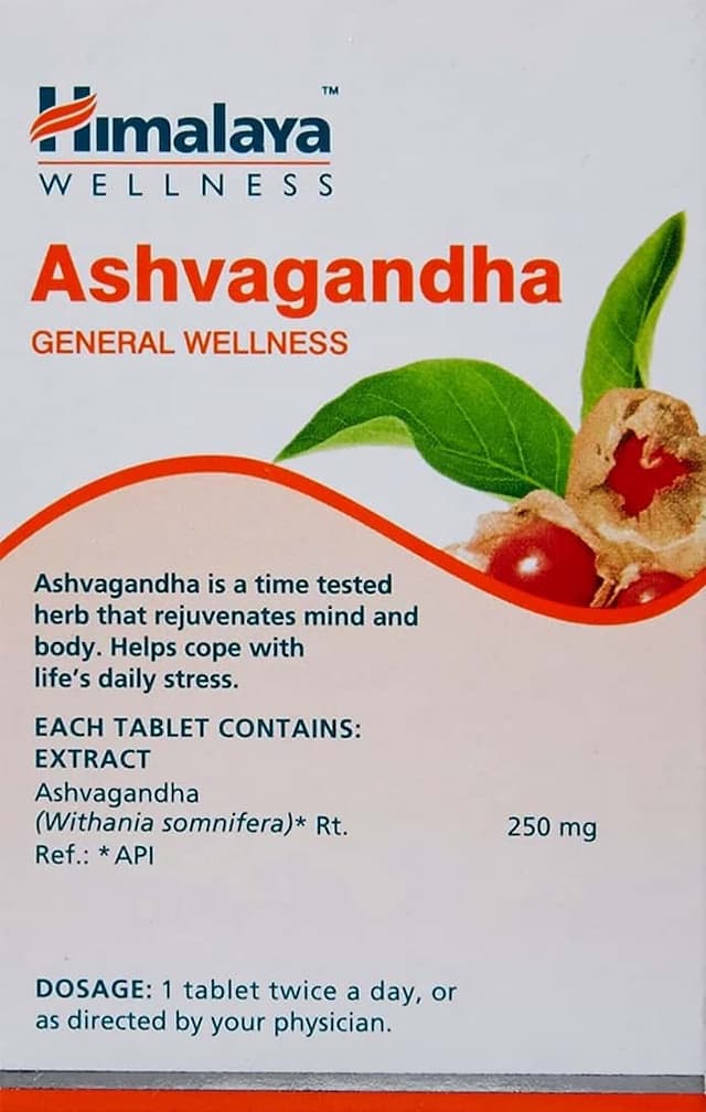 Himalaya Ashvagandha Immunity Booster Tablets Bottle Of 60