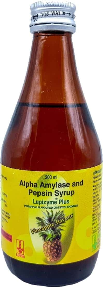 Lupizyme Plus Pineapple Digiestion Syrup Bottle Of 200 Ml