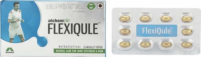 Alchem Life Flexiqule Natural Care For Joint Stiffness & Pain - 1 X 10 Capsules