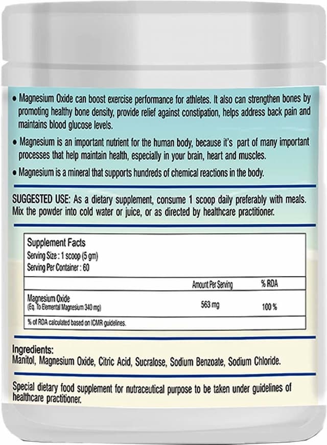 Healthvit Magneed Magnesium Powder  300gm (Orange Flavour)