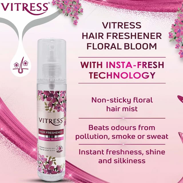 Vitress Hair Freshener Floral Bloom Hair Spray - 100ml