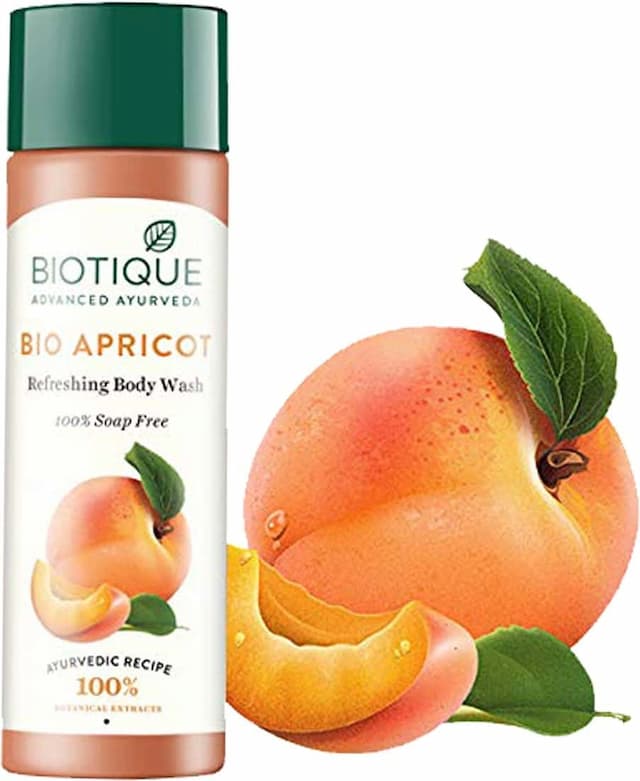 Biotique Bio Apricot Refreshing Body Wash 100% Soap Free 190 Ml