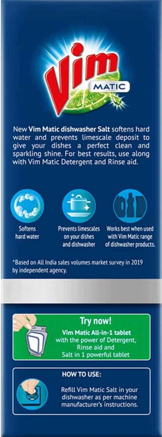 Vim Matic Dishwasher Salt - 1 Kg