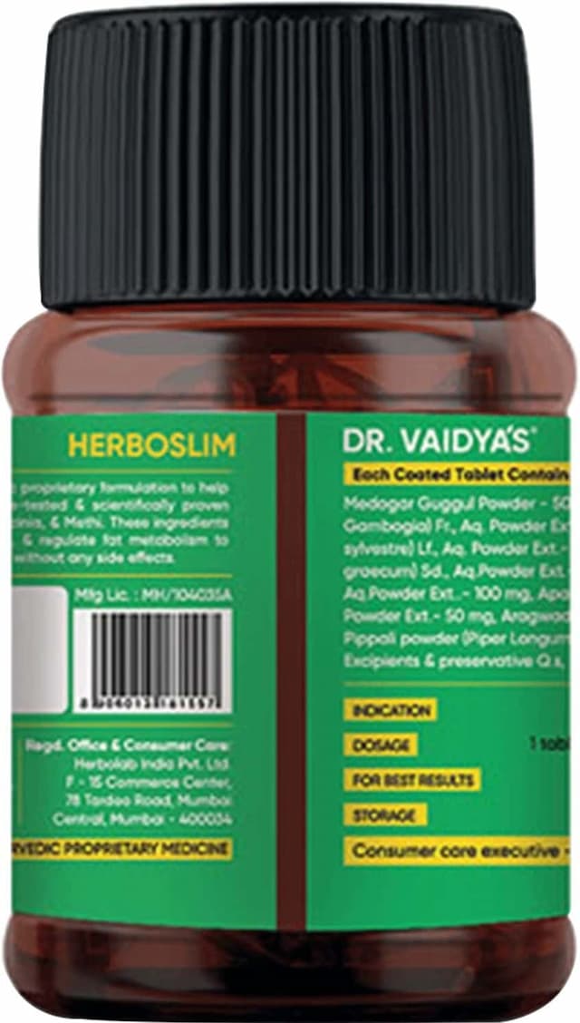 Dr. Vaidya'S Herboslim Tablet -30 Capsules
