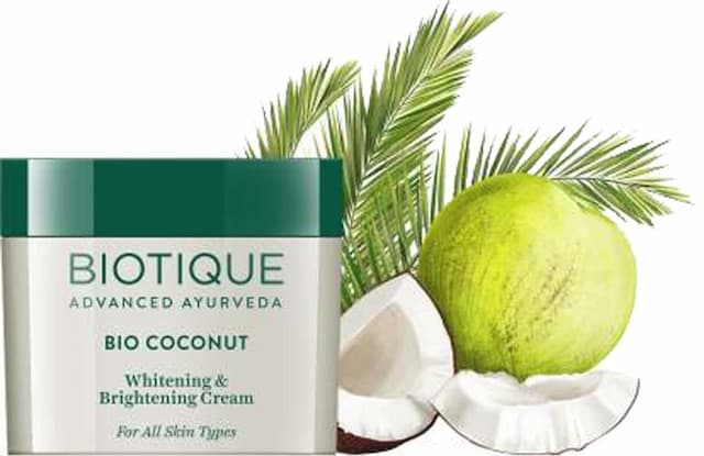 Biotique Bio Coconut Whitening And Brightening Cream 50 Gm